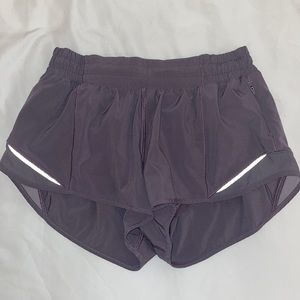 Purple lululemon shorts